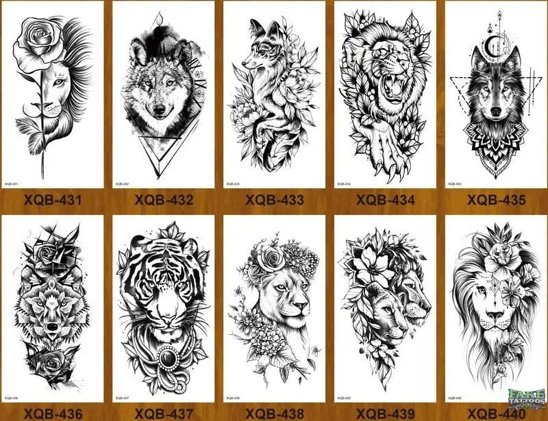 10 Sheets Realistic Snake Temporary Tattoo stickers for Women Men , Fake Snake Tattoo Stickers for Adults Girl’s Arm Body, Black Serpent Peony Floral Kids. - Image 9