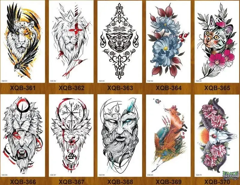 10 Sheets Realistic Snake Temporary Tattoo stickers for Women Men , Fake Snake Tattoo Stickers for Adults Girl’s Arm Body, Black Serpent Peony Floral Kids. - Image 13