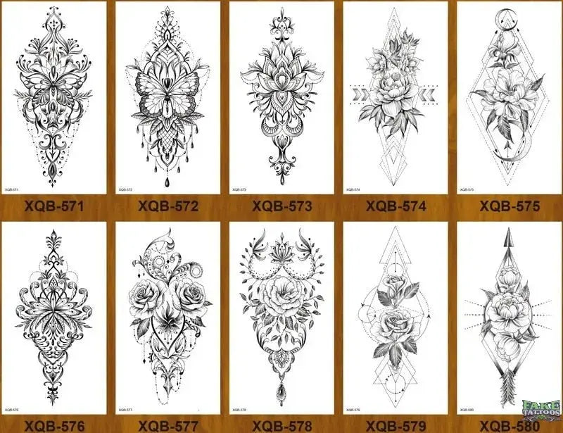 10 Sheets Realistic Snake Temporary Tattoo stickers for Women Men , Fake Snake Tattoo Stickers for Adults Girl’s Arm Body, Black Serpent Peony Floral Kids. - Image 19