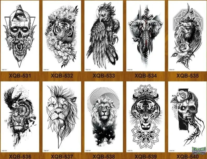 10 Sheets Realistic Snake Temporary Tattoo stickers for Women Men , Fake Snake Tattoo Stickers for Adults Girl’s Arm Body, Black Serpent Peony Floral Kids. - Image 20