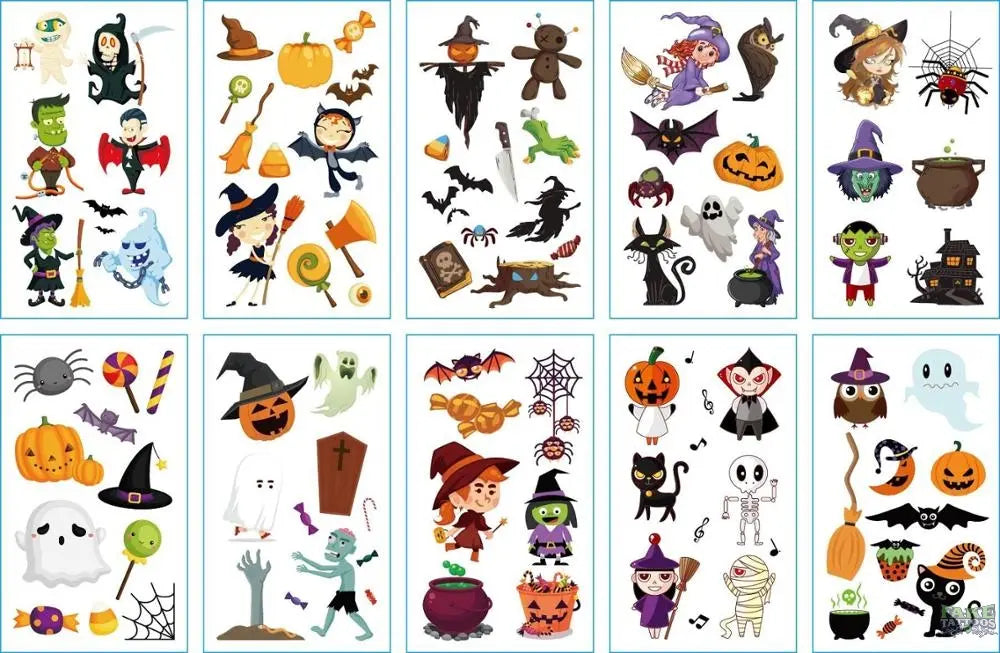 10pcs 3D Spider Tatoo Scorpion Temporary Tattoo Stickers For Halloween Fake Tattoo Body Art Tatuajes Joke Tatouage Temporaire - Image 19