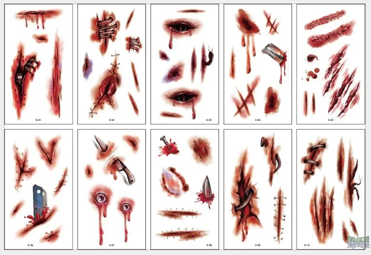 10pcs 3D Spider Tatoo Scorpion Temporary Tattoo Stickers For Halloween Fake Tattoo Body Art Tatuajes Joke Tatouage Temporaire - Image 20