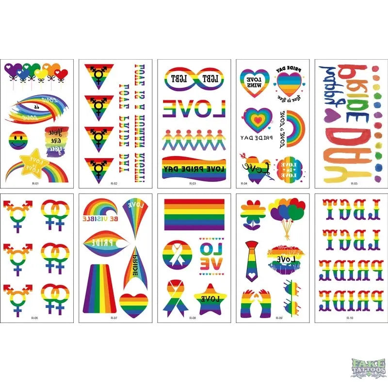 10pcs Fake Tattoo Stickers Cartoon Temporary Tattoo Kids Children Hands Arm DIY Body Art Tatuaze Dla Dzieci Tatuajes Temporales - Image 2