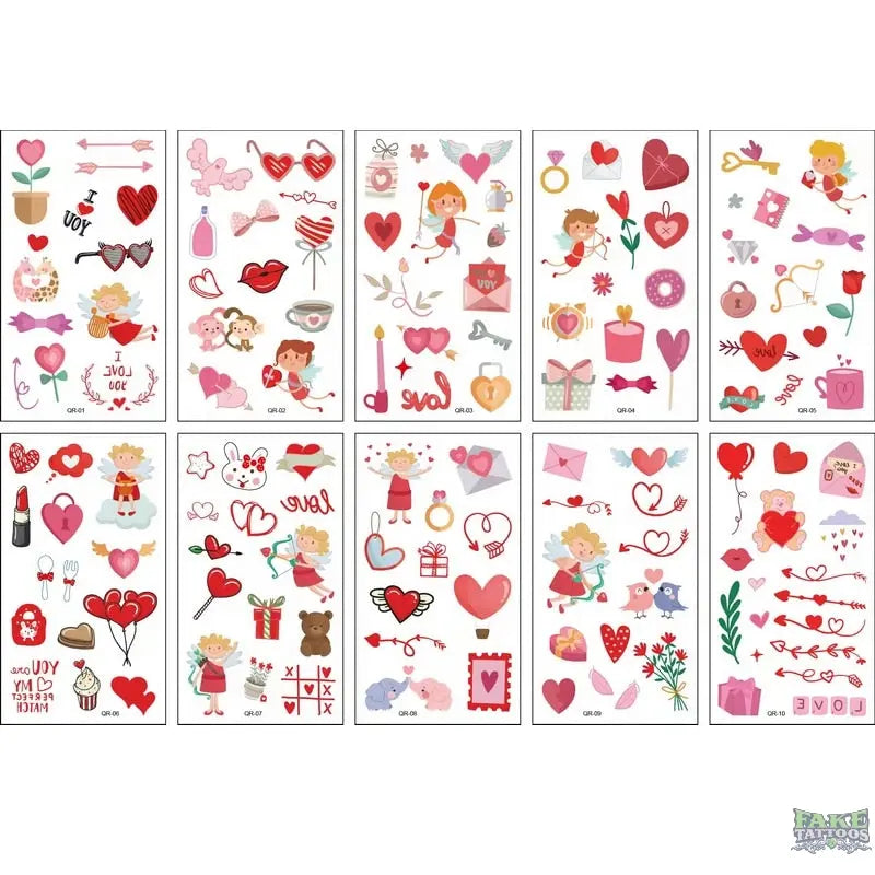 10pcs Fake Tattoo Stickers Cartoon Temporary Tattoo Kids Children Hands Arm DIY Body Art Tatuaze Dla Dzieci Tatuajes Temporales - Image 15