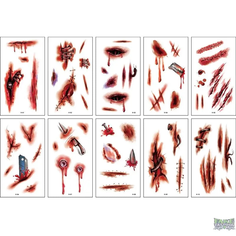 10pcs Fake Tattoo Stickers Cartoon Temporary Tattoo Kids Children Hands Arm DIY Body Art Tatuaze Dla Dzieci Tatuajes Temporales - Image 40