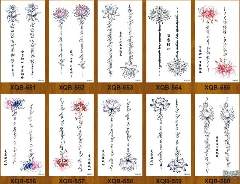 10pcs Tiger Lion Forest Design Temporary Tattoo Sticker Water Transfer Fake Tattoo - Image 18