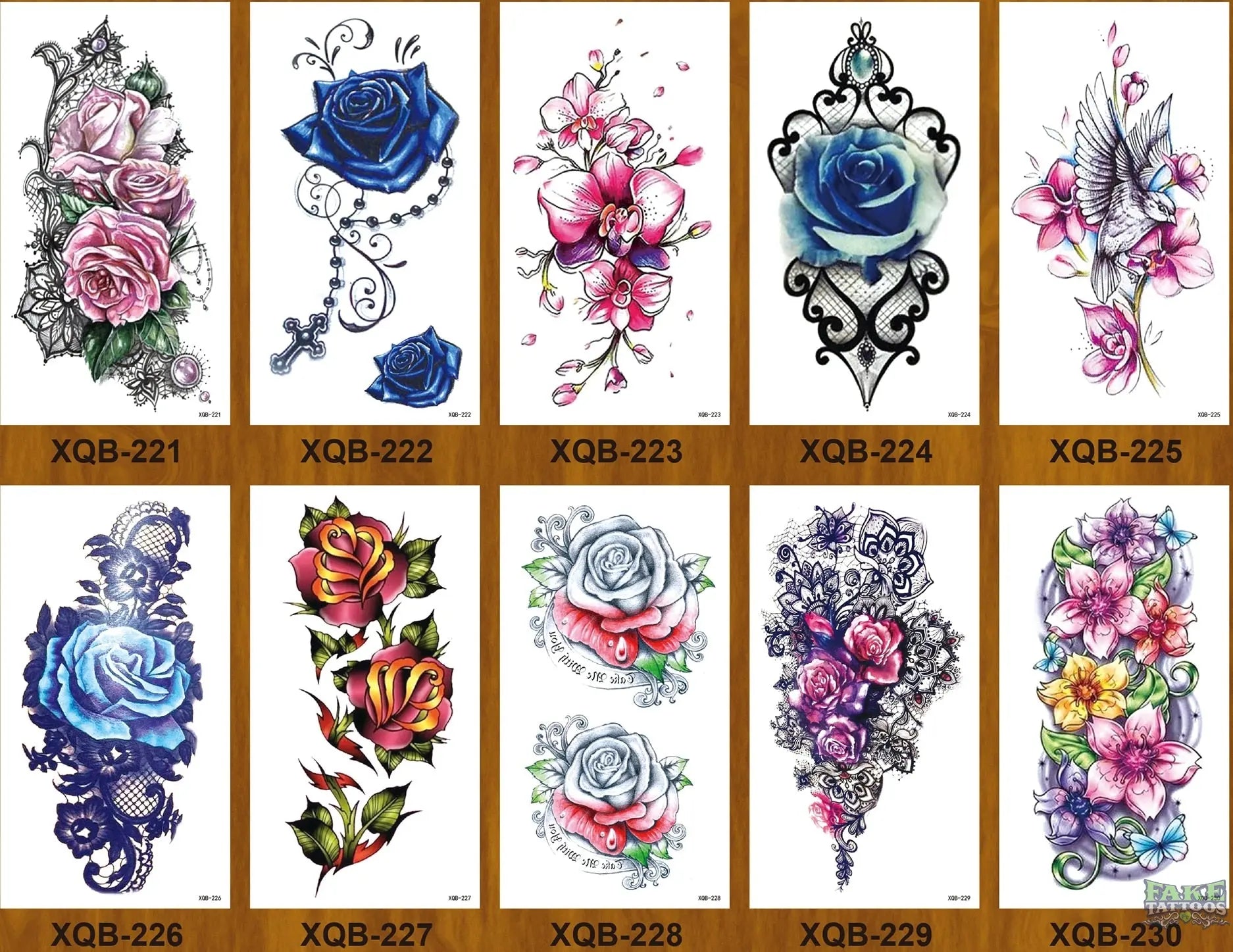 10pcs Tiger Lion Forest Design Temporary Tattoo Sticker Water Transfer Fake Tattoo - Image 19