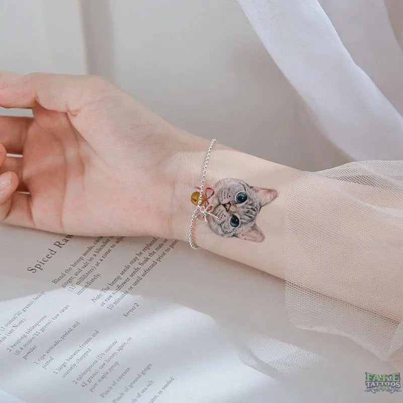 20 PCS/Set Cartoon Tattoos Children Party Makeup Flower Cat Dog Unicorn Butterfly Temporary Body Art Disposable Stickers - Image 4