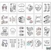 24 small fresh tattoo stickers lasting Korea Harajuku tattoo flowers cartoon star sexy tattoo stickers temporary tattoo stickers