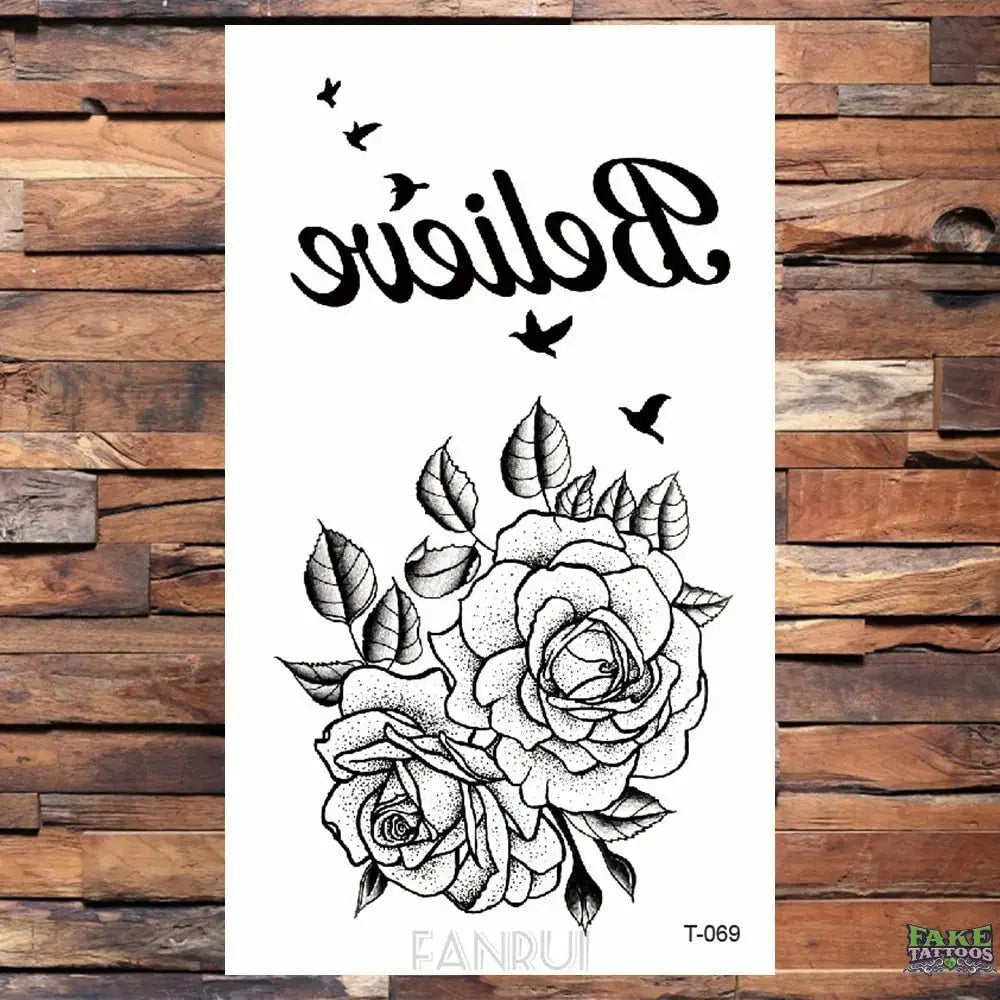 25 Desgin Cool Infinity Letter Endless Watertransfer Tattoo Women Party Tatoo Body Arm Hand Temporary Key Tattoo Sticker Men - Image 20