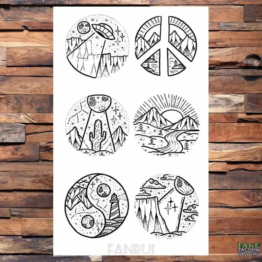 25 Desgin Cool Infinity Letter Endless Watertransfer Tattoo Women Party Tatoo Body Arm Hand Temporary Key Tattoo Sticker Men - Image 34