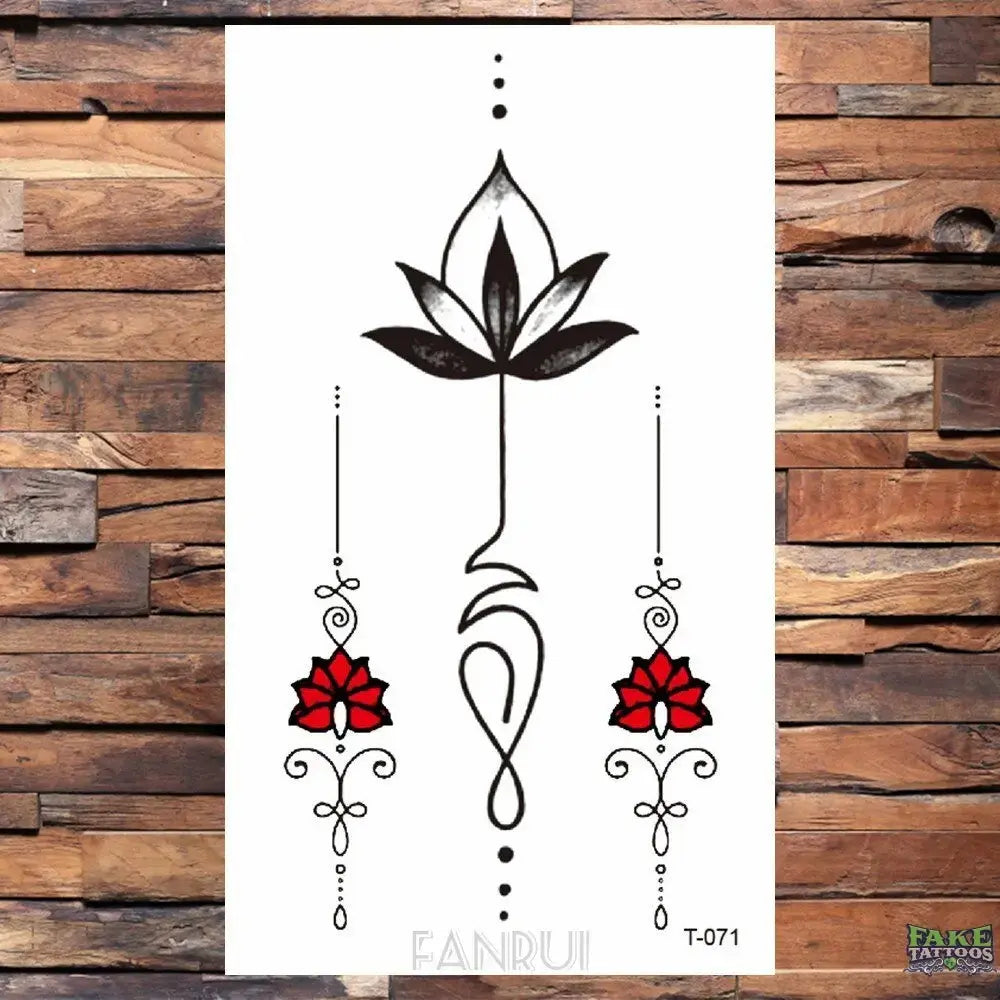 25 Desgin Cool Infinity Letter Endless Watertransfer Tattoo Women Party Tatoo Body Arm Hand Temporary Key Tattoo Sticker Men - Image 41