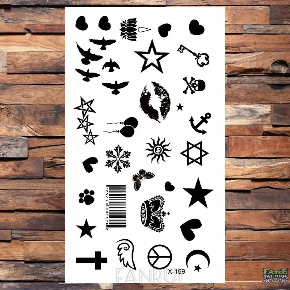 25 Desgin Cool Infinity Letter Endless Watertransfer Tattoo Women Party Tatoo Body Arm Hand Temporary Key Tattoo Sticker Men - Image 48