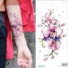 3pcs Waterproof Temporary Fake Tattoos Women Ladies