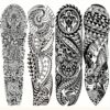 4-Pack Tribal Totem Temporary Tattoo Sleeves - Full Arm