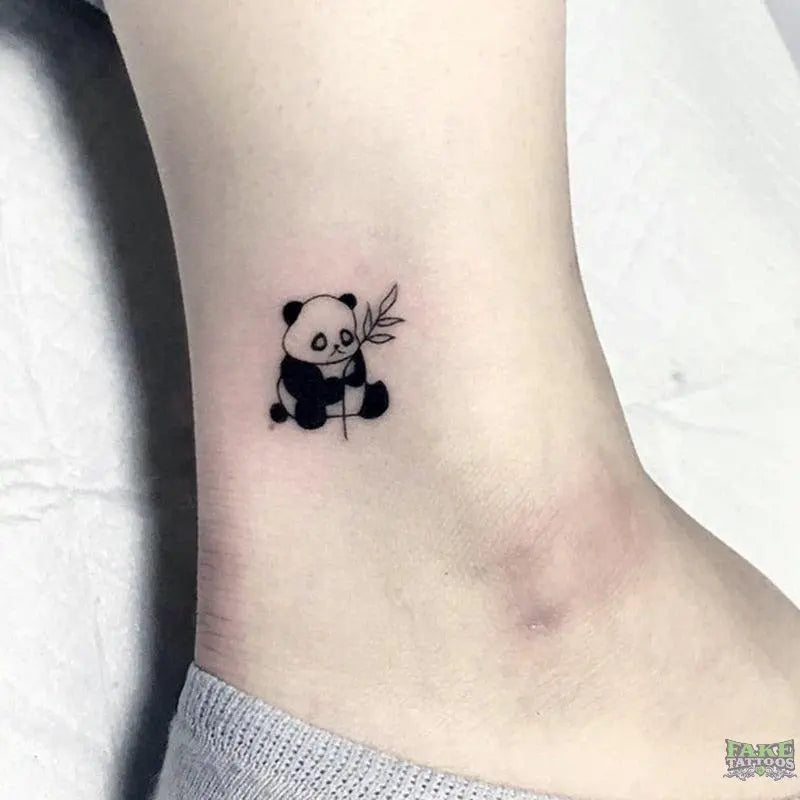 Cartoon Cute Emotion Chinese Panda Temporary Tattoo Sticker Body Art Water Transfer Fake Tattoos - Image 12