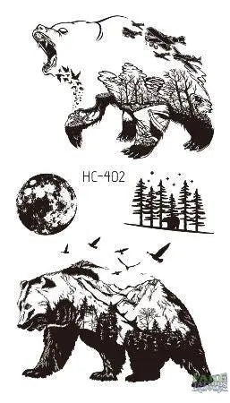 Cartoon Cute Emotion Chinese Panda Temporary Tattoo Sticker Body Art Water Transfer Fake Tattoos - Image 33