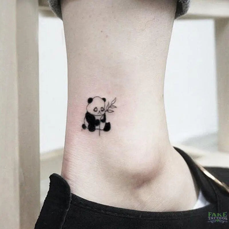 Cartoon Cute Emotion Chinese Panda Temporary Tattoo Sticker Body Art Water Transfer Fake Tattoos - Image 52