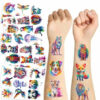 10Pcs/set Colorful Animal Temporary Tattoo Stickers Tiger Dog Tattoo For Kids Birthday Body Art Tattoos Toys