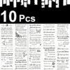 Realistic Temporary Tattoo Set, 10 Sheets, 100+ Designs