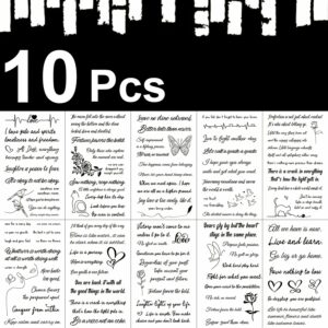 Realistic Temporary Tattoo Set, 10 Sheets, 100+ Designs