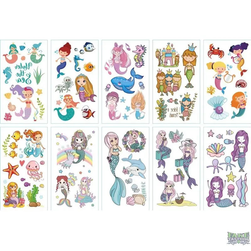 10pcs/lot New Halloween tattoo set face temporary tattoo sticker body tatoo for kids Cartoon Christmas tattoo children tattoos - Image 18