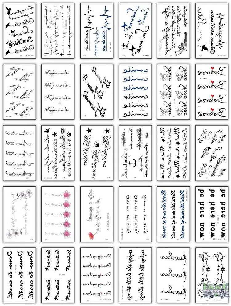 30pcs/lot halloween face tattoo sticker zombie scars tattoos with fake scab blood temporary tattoos stars transfer tatoo sets - Image 9