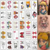 30Pcs/set Waterproof Temporary Tattoos Small Size Hand Arm Body Art Cartoon Children Fake Tattoo Stickers Kids Cute Decal Child