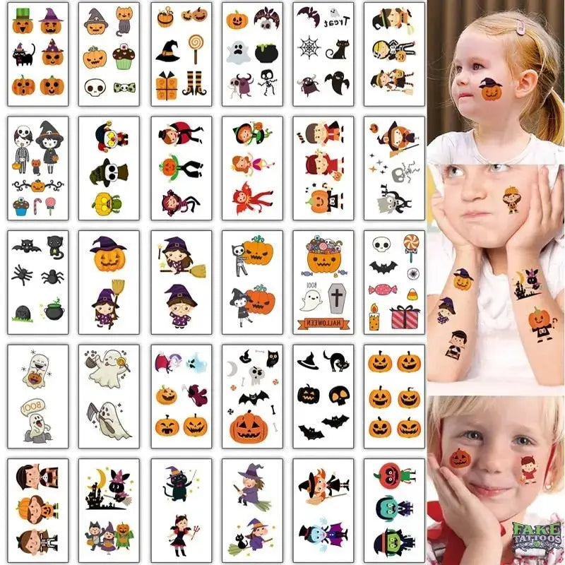 30Pcs/set Waterproof Temporary Tattoos Small Size Hand Arm Body Art Cartoon Children Fake Tattoo Stickers Kids Cute Decal Child - Image 6