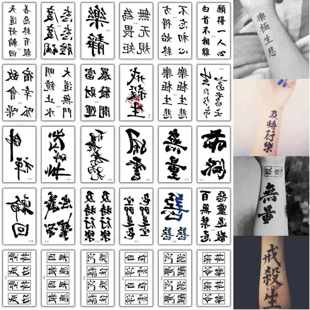 30Pcs/set Waterproof Temporary Tattoos Small Size Hand Arm Body Art Cartoon Children Fake Tattoo Stickers Kids Cute Decal Child - Image 9