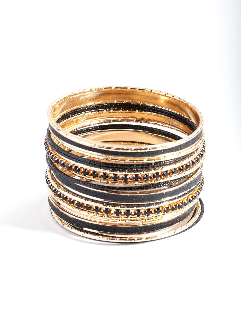 & Black Bangle 20-Pack