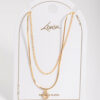 Letter O Layered Initial Necklace