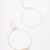 Rose Pearl Heart Bracelet 2-Pack