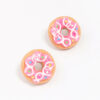Pink Donut Stud Earrings