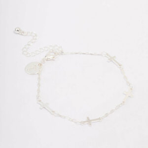 Station Cross Chain Bracelet